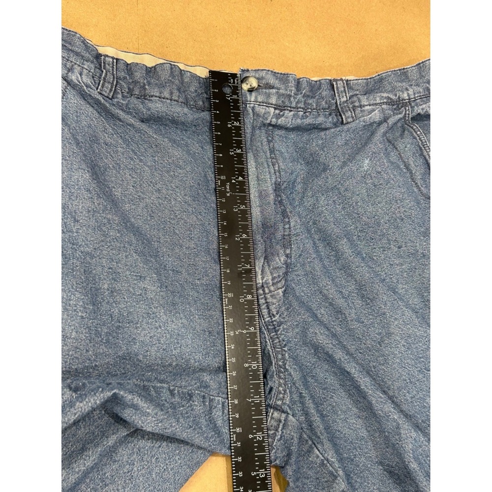 Boca Classics Blue Denim Shorts Mens 34 - Picture 7 of 8